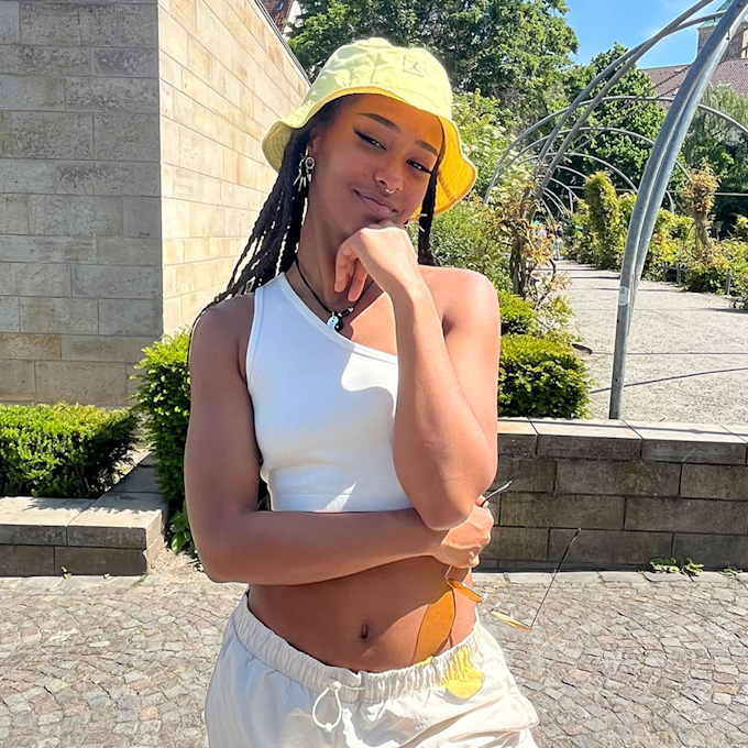 Sixth June Asymetric Crop Top weiß 26082 4