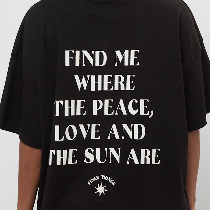 Pegador Heavy Oversized Tee negro 37 4