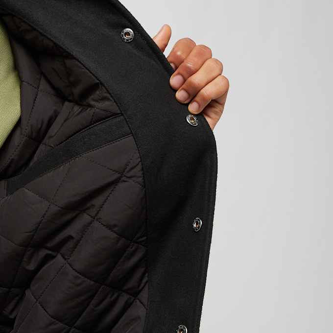 FUBU College Block Mesh Hoodie nero 26267 6