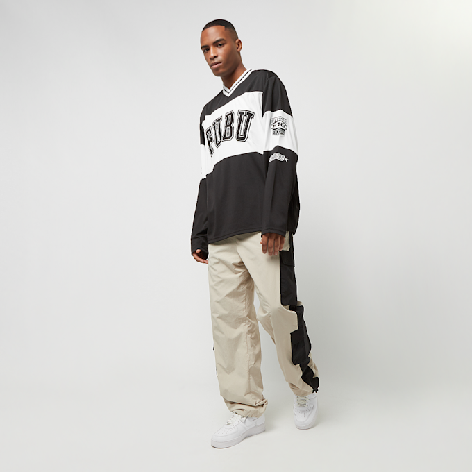 FUBU College Block Mesh LS negro 26273 7