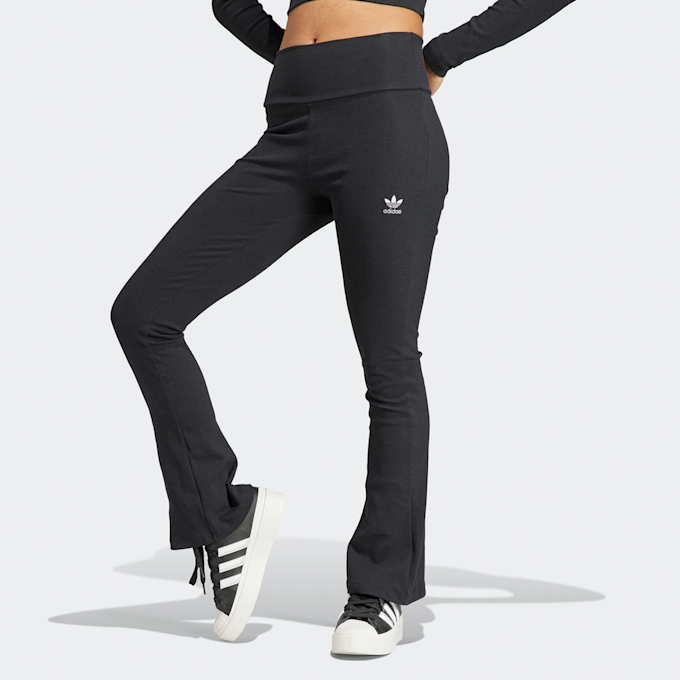 adidas Originals Essentials Rib Flared Leggings schwarz 26353 1