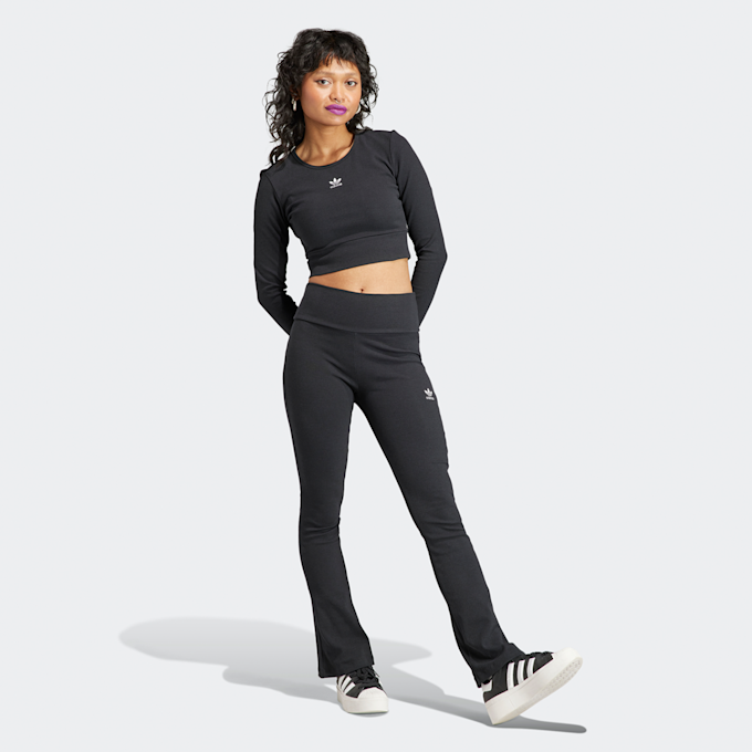 adidas Originals Essentials Rib Flared Leggings negro 26353 5