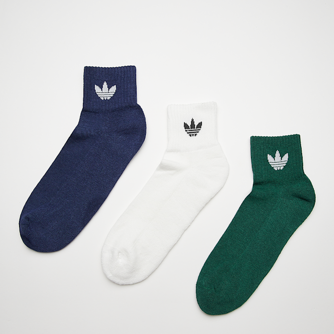 adidas Originals adicolor Mid Ankle Socks (3 Pack) multicolorido 26480 1