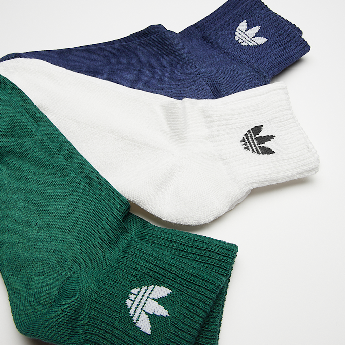 adidas Originals adicolor Mid Ankle Socks (3 Pack) multicolorido 26480 2