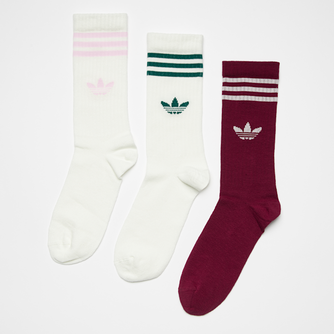 adidas Originals adicolor 3 Stripes Crew Meias (3 Pack) multicolorido 26505 1