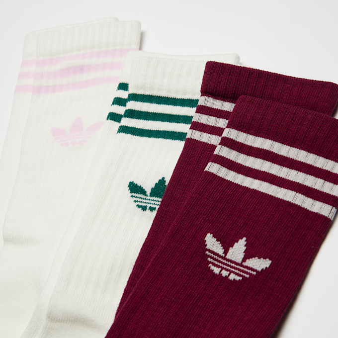 adidas Originals adicolor 3 Stripes Crew Chausettes (3 Pack) multicolore 26505 2