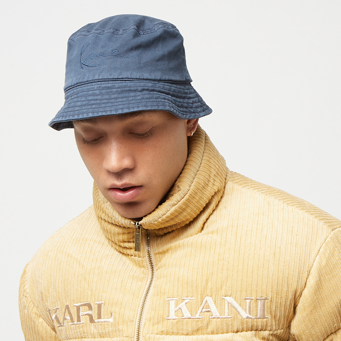 Karl Kani Small Signature Washed Bucket bleu 26559 5
