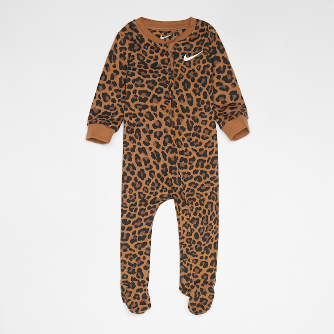 Nike   Leopard Printed Footed Coverall bleu 26591 1