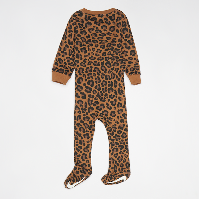 Nike   Leopard Printed Footed Coverall bleu 26591 2