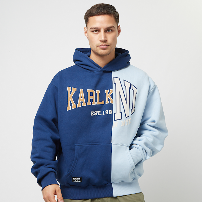 Karl Kani Woven Retro Split Oversized Hoodie azul 26628 1
