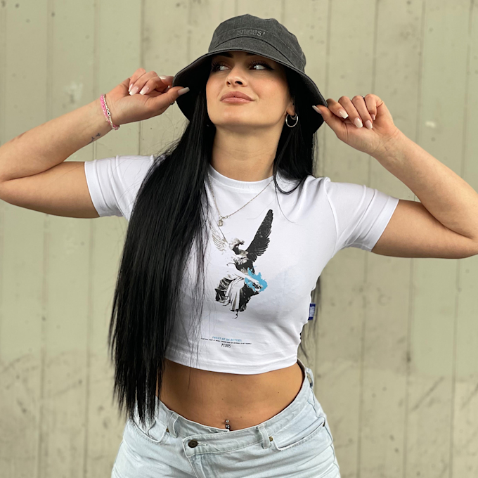 SNIPES Basic Logo Washed Bucket negro 26685 5