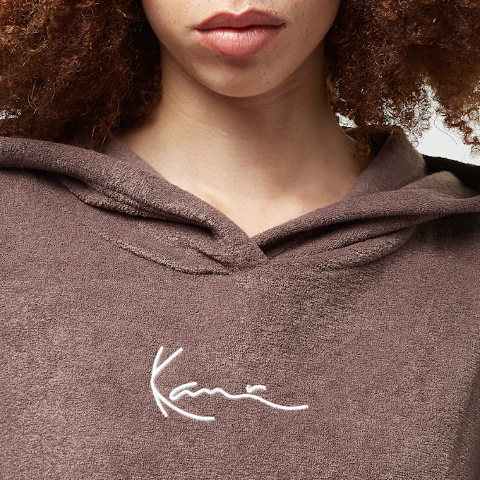Karl Kani Small Signature Block OS Toweling Hoodie marrón 26756 3