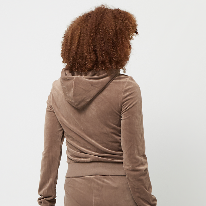 Karl Kani Chest Signature Tight Full Zip Velvet Jacket castanho 26762 2