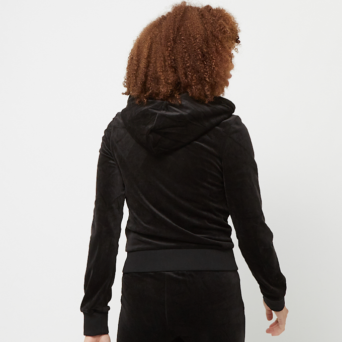 Karl Kani Chest Signature Tight Full Zip Velvet Jacket zwart 26763 2