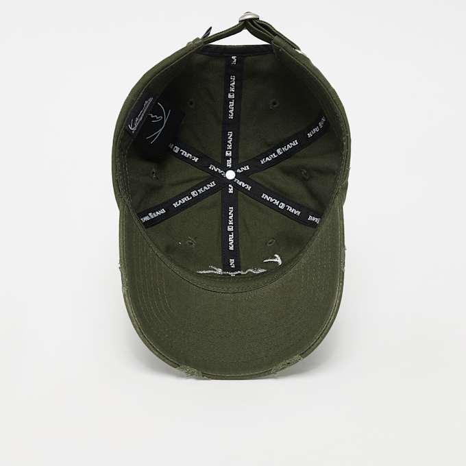 Karl Kani Signature Embro Damaged Washed Cap verde 26795 3