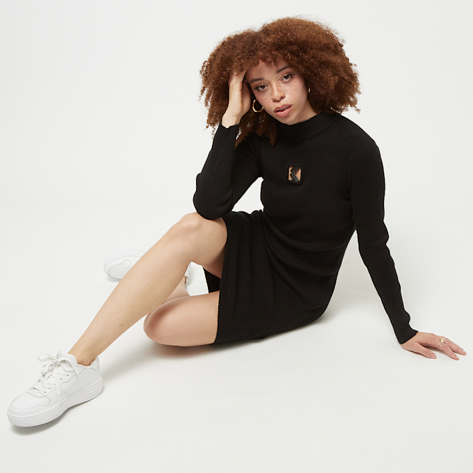 Karl Kani Metal OG Rib Knit Turtle Neck Dress czarny 26828 4
