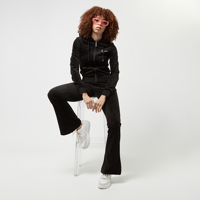 Karl Kani Small Signature Flared Velvet Pants czarny 26830 4