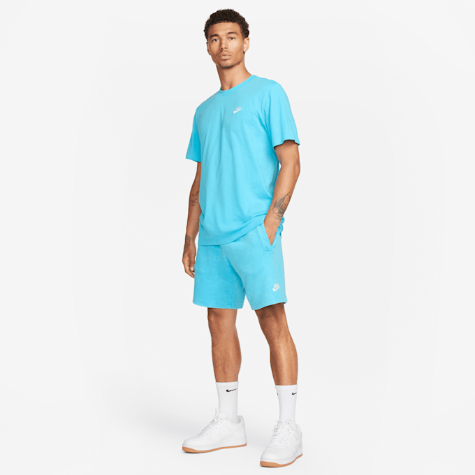 Nike Sportswear Club French Terry Shorts blauw 26882 6