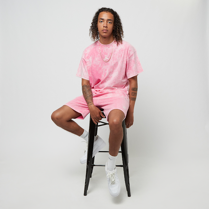 Nike Sportswear Club Wash Short French Terry beż 26883 4