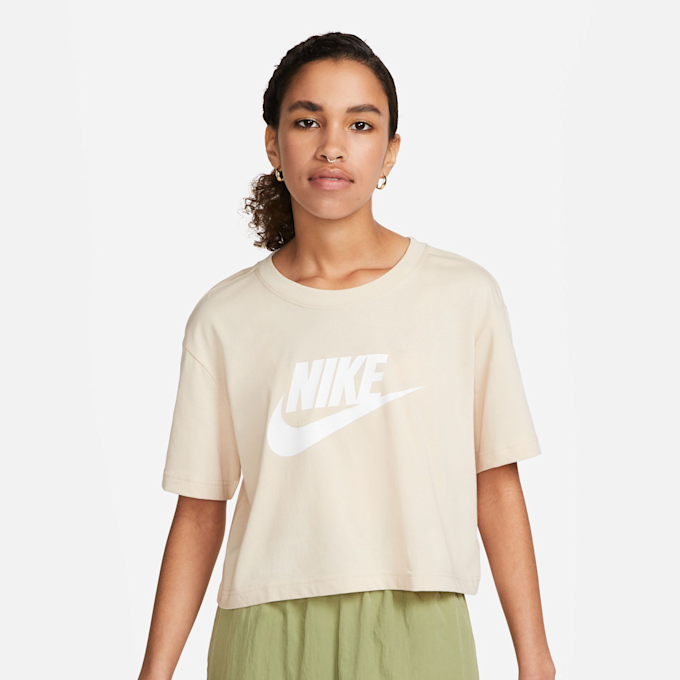 Nike Sportswear Essential Cropped T-Shirt beige 44 1