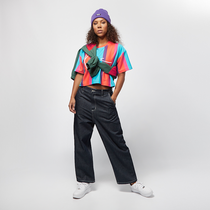 Nike Sportswear Essential Slim-Fit Crop T-Shirt czerwony 27190 4