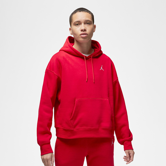Jordan Brooklyn Fleece Hoodie rosso 27224 1