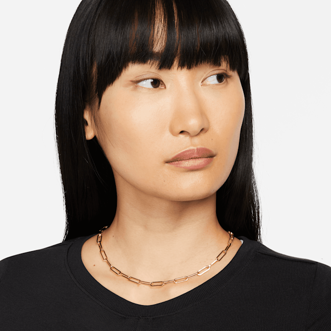 Nike Sportswear Essential Rib Shortsleeve Midrunner Crop Top nero 27225 3