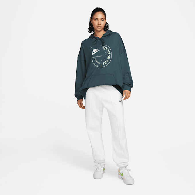 Nike Sportswear Oversized French Terry Hoodie groen 27237 6