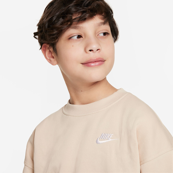 Nike Club Fleece Oversized Sweatshirt beż 27382 3