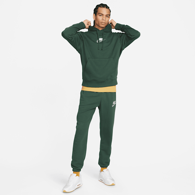 Nike Club Fleece+ French Terry Hoodie grün 27404 7