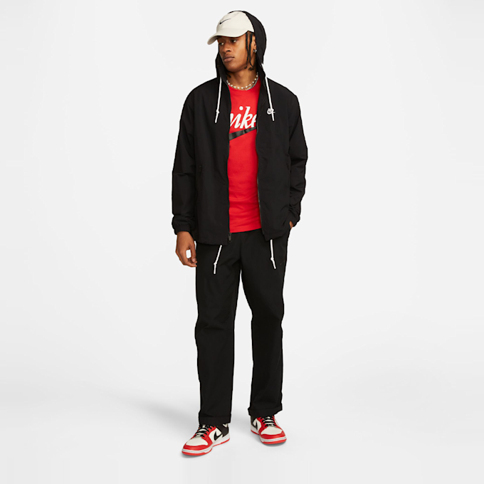 Nike Club Woven Full Zip Jacket nero 27408 6