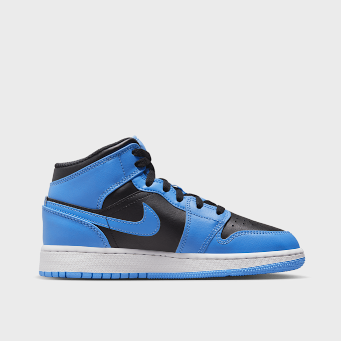 Jordan Air Jordan 1 Mid Big Kids' Shoes (GS) niebieski 27437 2