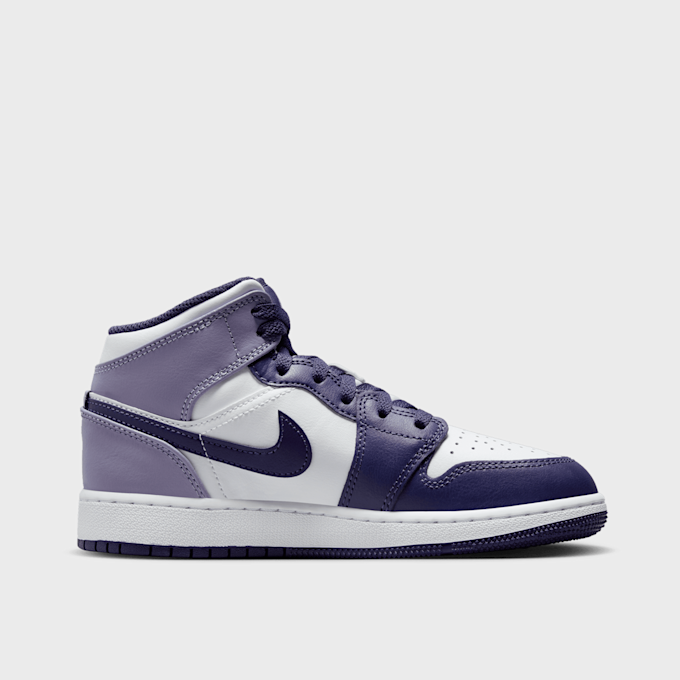 Jordan Air Jordan 1 Mid (GS) blanc 27442 2