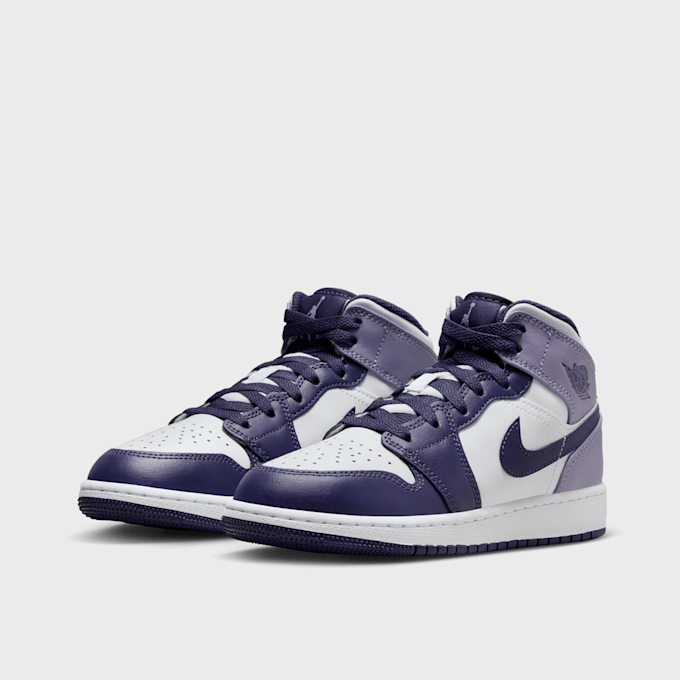 Jordan Air Jordan 1 Mid (GS) blanc 27442 4