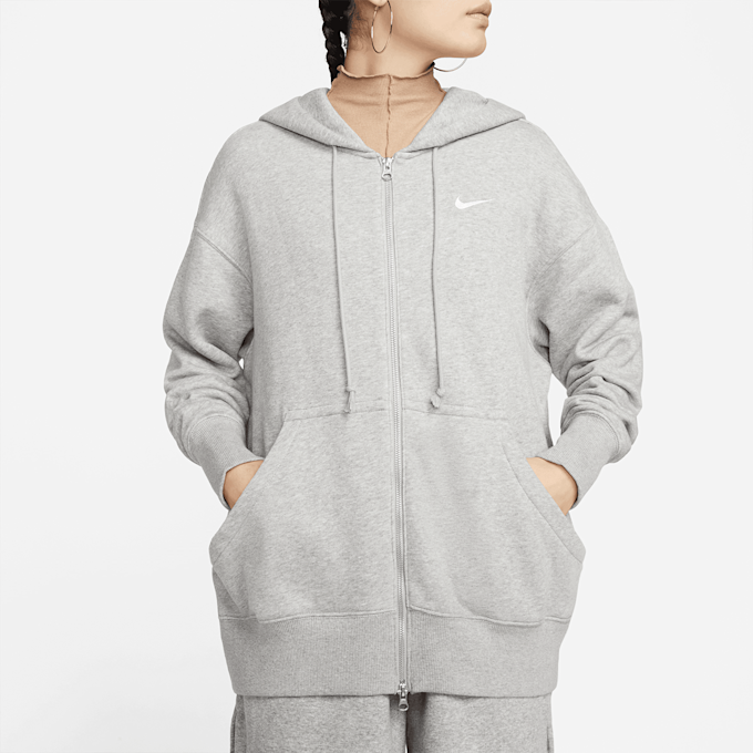 Nike Sportswear Phoenix Fleece Oversized Full-Zip Hoodie grijs 27601 4