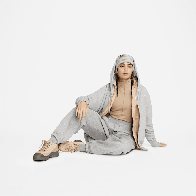 Nike Sportswear Phoenix Fleece Oversized Full-Zip Hoodie szary 27601 9