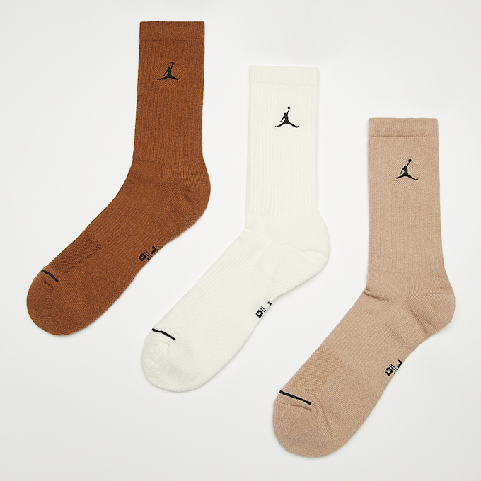 Jordan 3 PACK - Everyday Crew Socks branco 27607 1