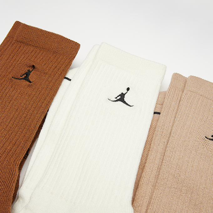 Jordan 3 PACK - Everyday Crew Socks weiß 27607 2