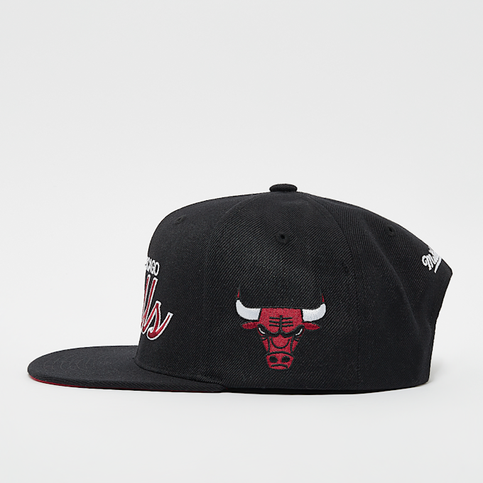 Mitchell & Ness NBA Team Script 2.0 Snapback Chicago Bulls zwart 27632 4