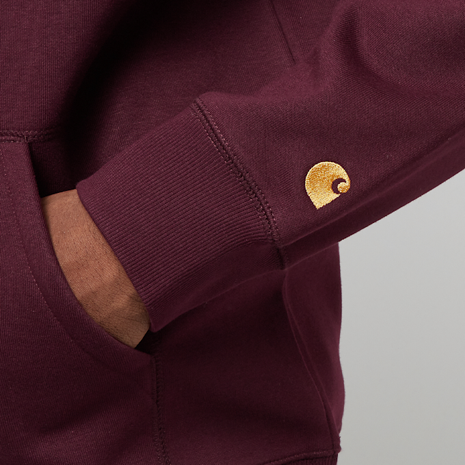 Carhartt WIP Hooded Chase Sweat czerwony 27895 3