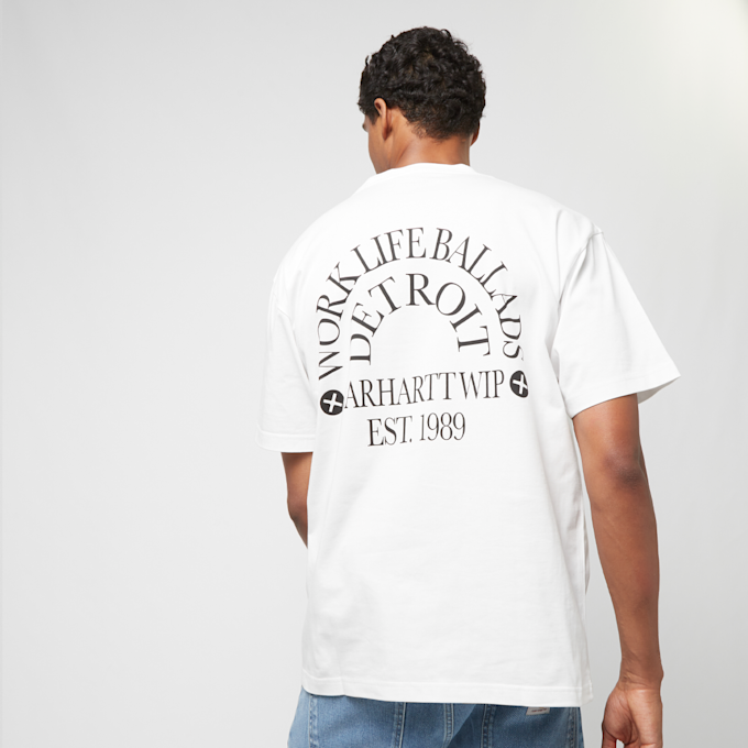 Carhartt WIP Shortsleeve Work Varsity T-Shirt blanc 27914 1