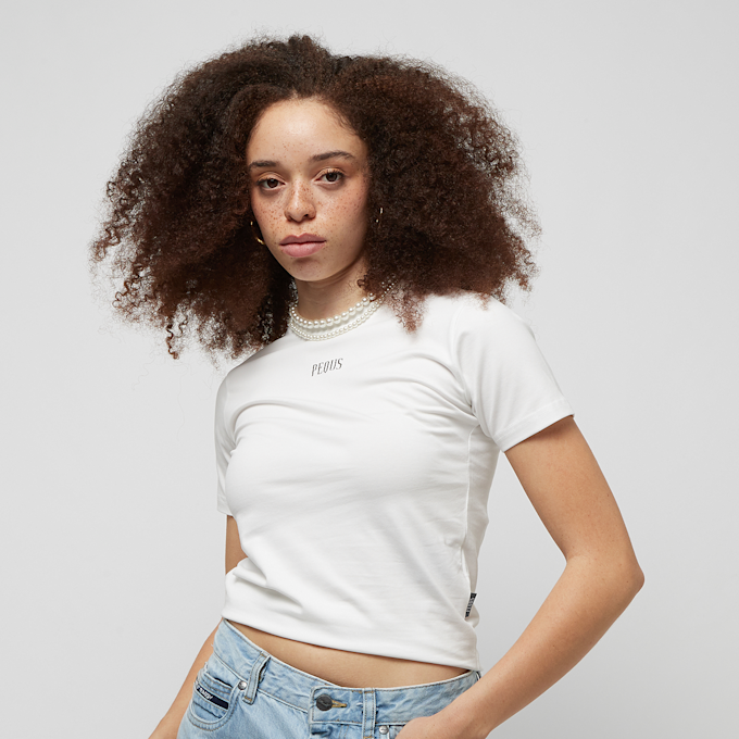 PEQUS Logo T-Shirt bianco 27935 1