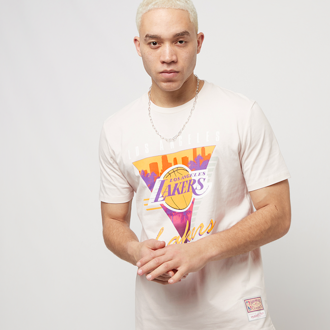 Mitchell & Ness NBA Final Seconds Tee LA Lakers beige 27946 1