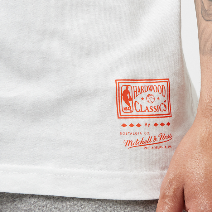 Mitchell & Ness Merch Take Out NBA Tee New York Knicks bianco 27970 5