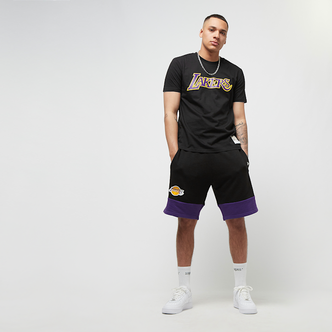 Mitchell & Ness NBA Team Logo Tee Los Angeles Lakers noir 27972 5