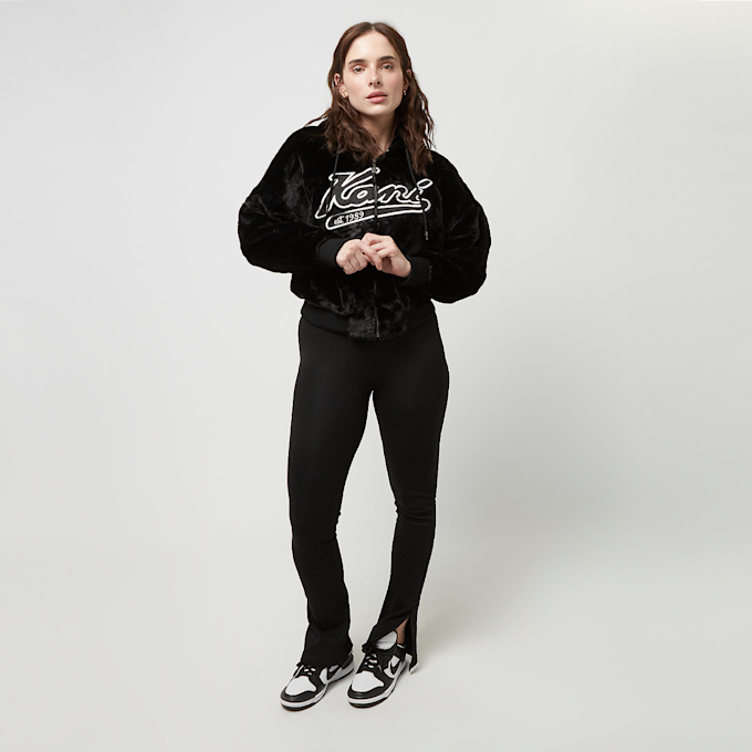 Karl Kani Varsity Vegan Fur Full Zip Jacket preto 28049 4