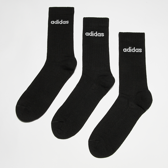adidas Sportswear 3 PACK - Cushion Linear Crew Socken schwarz 28096 1