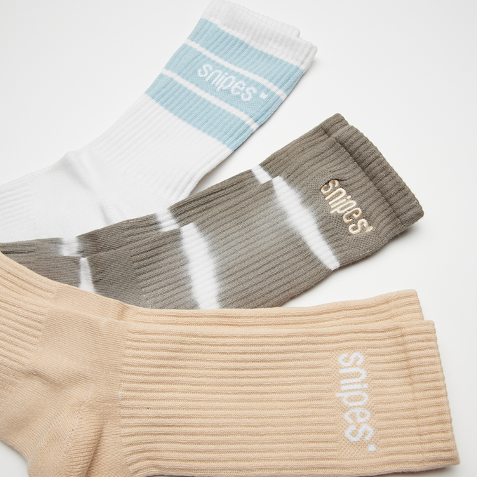 SNIPES 3 PACK - Basic Logo Crew Socks višebojno 28116 2