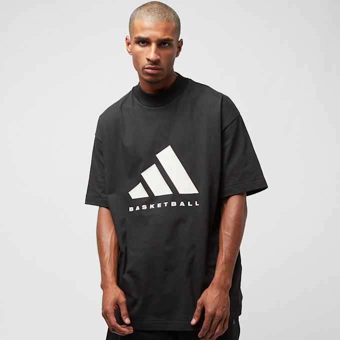 adidas Originals Basketball Cotton Jersey T-Shirt nero 28124 1