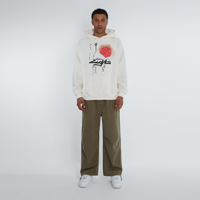 Low Lights Studios Rising Sun Hoodie weiß 28138 4